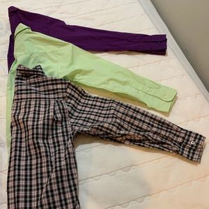 3 button down dress shirts